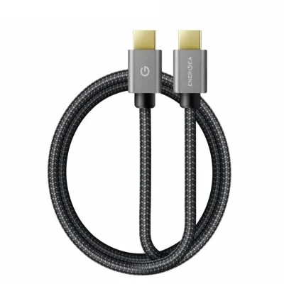 ENERGEA FIBRATOUGH, HDMI TO HDMI 8K@60HZ 48GBPS HDMI2.1 CABLE 2M - BLACK